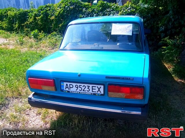 Синий ВАЗ 2107, объемом двигателя 1.5 л и пробегом 200 тыс. км за 800 $, фото 1 на Automoto.ua