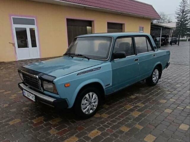 Синий ВАЗ 2107, объемом двигателя 1.45 л и пробегом 100 тыс. км за 1100 $, фото 5 на Automoto.ua