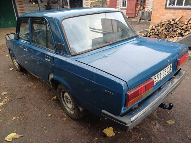 Синий ВАЗ 2107, объемом двигателя 0 л и пробегом 124 тыс. км за 650 $, фото 4 на Automoto.ua