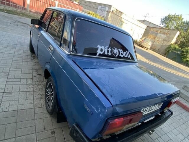 Синий ВАЗ 2107, объемом двигателя 1.5 л и пробегом 80 тыс. км за 656 $, фото 1 на Automoto.ua