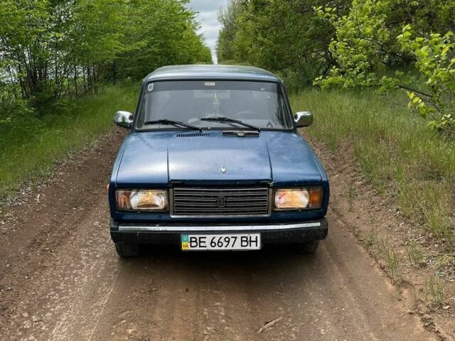 Синій ВАЗ 2107, об'ємом двигуна 1.7 л та пробігом 36 тис. км за 553 $, фото 2 на Automoto.ua