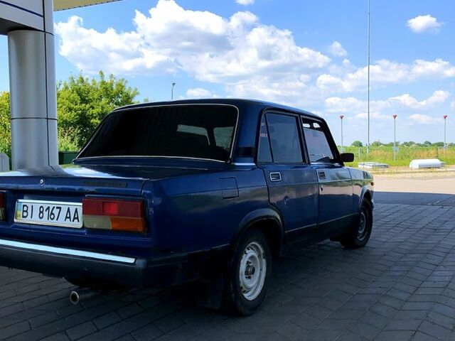 Синий ВАЗ 2107, объемом двигателя 1.5 л и пробегом 111 тыс. км за 600 $, фото 3 на Automoto.ua