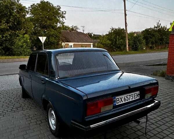 Синий ВАЗ 2107, объемом двигателя 1.45 л и пробегом 89 тыс. км за 1270 $, фото 4 на Automoto.ua