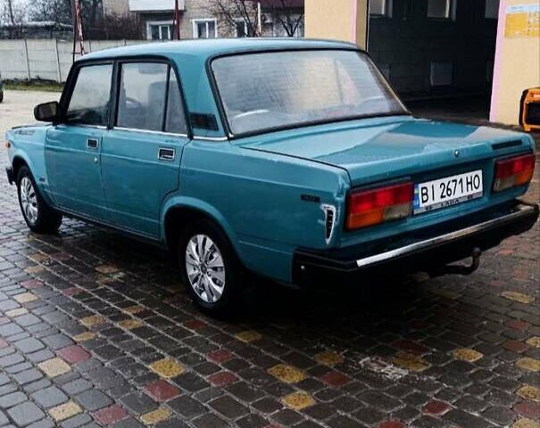 Синий ВАЗ 2107, объемом двигателя 1.45 л и пробегом 100 тыс. км за 1100 $, фото 3 на Automoto.ua