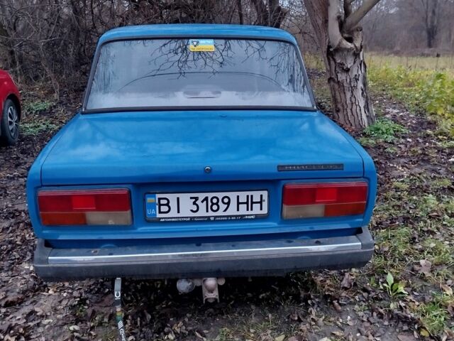 Синий ВАЗ 2107, объемом двигателя 1.5 л и пробегом 190 тыс. км за 1250 $, фото 3 на Automoto.ua