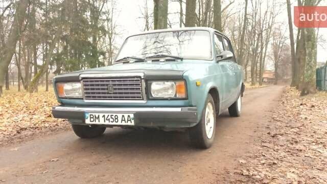 Синий ВАЗ 2107, объемом двигателя 1.5 л и пробегом 51 тыс. км за 1100 $, фото 3 на Automoto.ua