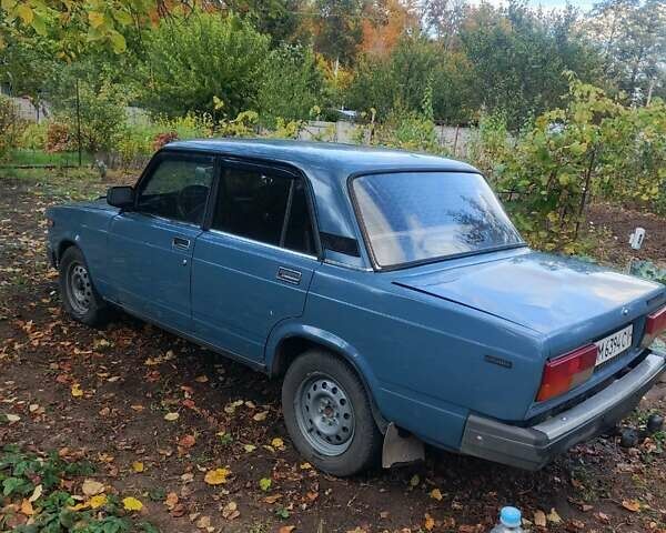 Синий ВАЗ 2107, объемом двигателя 1.45 л и пробегом 66 тыс. км за 1450 $, фото 2 на Automoto.ua