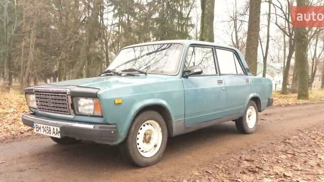 Синий ВАЗ 2107, объемом двигателя 1.5 л и пробегом 51 тыс. км за 1100 $, фото 1 на Automoto.ua