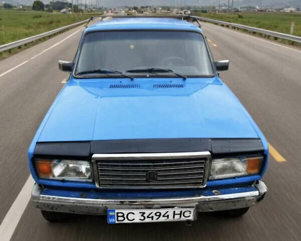 Синий ВАЗ 2107, объемом двигателя 1.5 л и пробегом 250 тыс. км за 520 $, фото 3 на Automoto.ua