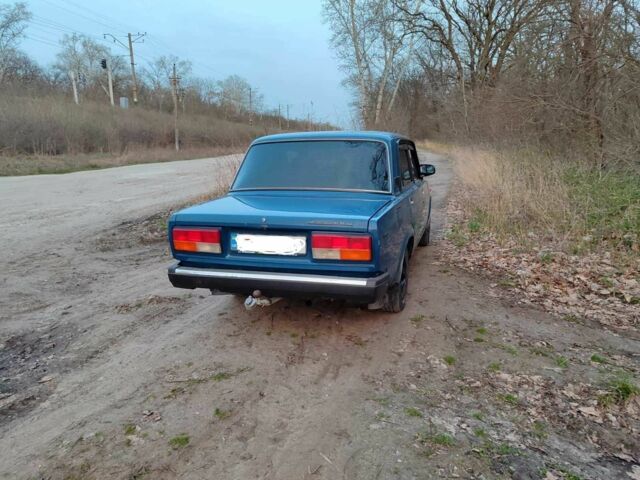 Синий ВАЗ 2107, объемом двигателя 1.5 л и пробегом 97 тыс. км за 2000 $, фото 1 на Automoto.ua