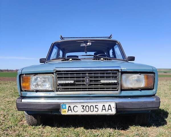 Синий ВАЗ 2107, объемом двигателя 1.5 л и пробегом 172 тыс. км за 600 $, фото 2 на Automoto.ua