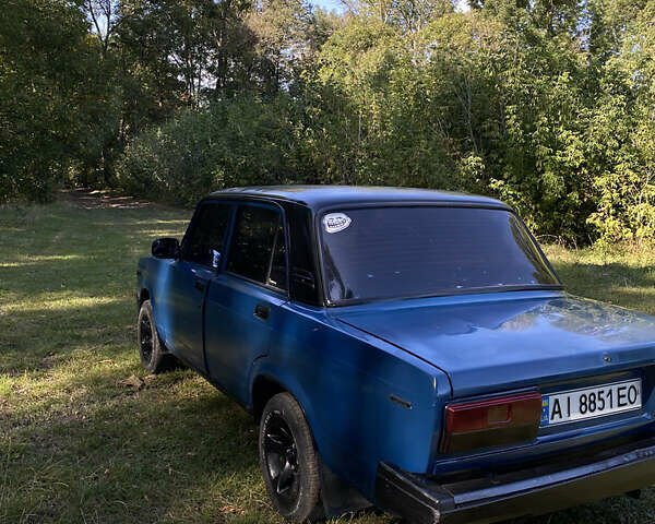 Синий ВАЗ 2107, объемом двигателя 1.57 л и пробегом 81 тыс. км за 900 $, фото 2 на Automoto.ua