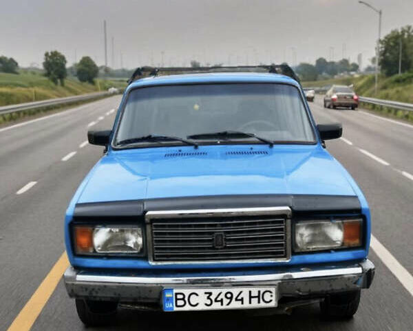 Синий ВАЗ 2107, объемом двигателя 1.5 л и пробегом 250 тыс. км за 520 $, фото 4 на Automoto.ua