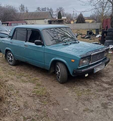 Синий ВАЗ 2107, объемом двигателя 1.45 л и пробегом 120 тыс. км за 1150 $, фото 2 на Automoto.ua