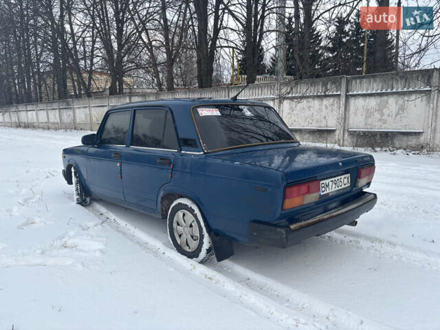 Синій ВАЗ 2107, об'ємом двигуна 1.45 л та пробігом 23 тис. км за 1400 $, фото 6 на Automoto.ua