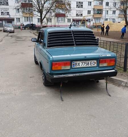 Синий ВАЗ 2107, объемом двигателя 1.45 л и пробегом 120 тыс. км за 1150 $, фото 5 на Automoto.ua
