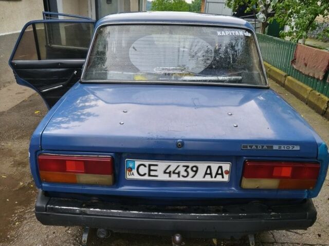 Синий ВАЗ 2107, объемом двигателя 0 л и пробегом 80 тыс. км за 900 $, фото 1 на Automoto.ua