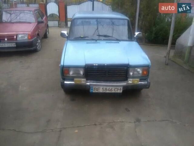 Синий ВАЗ 2107, объемом двигателя 1.45 л и пробегом 76 тыс. км за 500 $, фото 7 на Automoto.ua