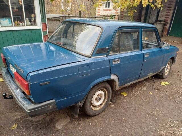Синий ВАЗ 2107, объемом двигателя 0 л и пробегом 124 тыс. км за 650 $, фото 5 на Automoto.ua