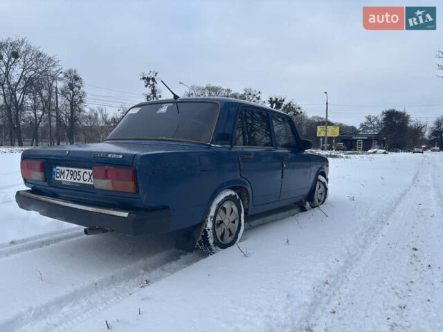 Синій ВАЗ 2107, об'ємом двигуна 1.45 л та пробігом 23 тис. км за 1400 $, фото 5 на Automoto.ua