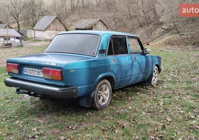 Синий ВАЗ 2107, объемом двигателя 1.45 л и пробегом 85 тыс. км за 1050 $, фото 2 на Automoto.ua