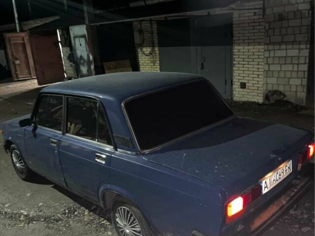 Синий ВАЗ 2107, объемом двигателя 1.5 л и пробегом 77 тыс. км за 1000 $, фото 3 на Automoto.ua