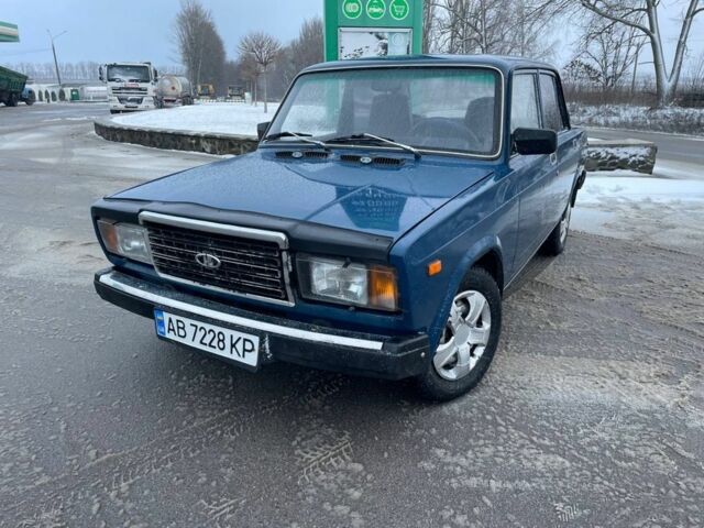 Синий ВАЗ 2107, объемом двигателя 1.5 л и пробегом 120 тыс. км за 1000 $, фото 5 на Automoto.ua