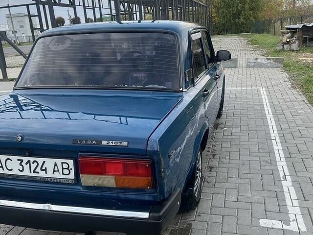 Синій ВАЗ 2107, об'ємом двигуна 1.3 л та пробігом 52 тис. км за 1050 $, фото 3 на Automoto.ua