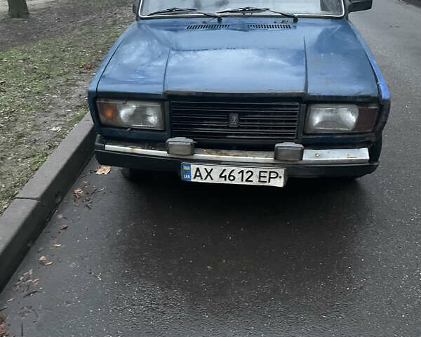 Синий ВАЗ 2107, объемом двигателя 1.45 л и пробегом 100 тыс. км за 550 $, фото 1 на Automoto.ua