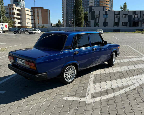 Синий ВАЗ 2107, объемом двигателя 1.5 л и пробегом 85 тыс. км за 1799 $, фото 1 на Automoto.ua