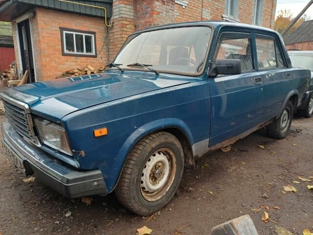 Синий ВАЗ 2107, объемом двигателя 0 л и пробегом 124 тыс. км за 650 $, фото 3 на Automoto.ua