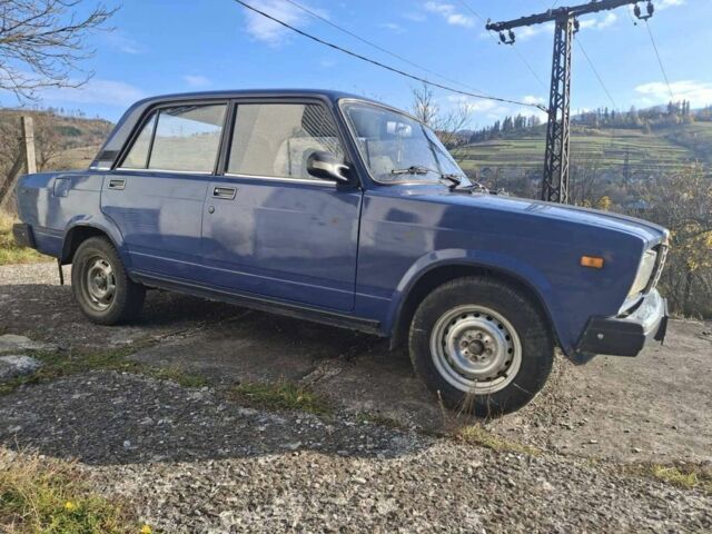 Синий ВАЗ 2107, объемом двигателя 1.5 л и пробегом 77 тыс. км за 1612 $, фото 1 на Automoto.ua