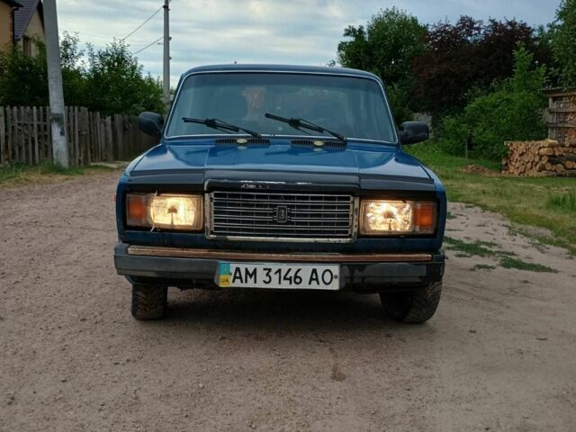Синий ВАЗ 2107, объемом двигателя 0 л и пробегом 31 тыс. км за 850 $, фото 3 на Automoto.ua