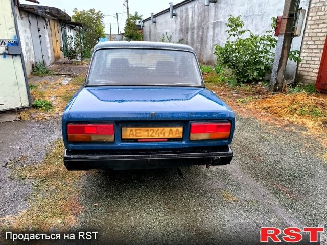 Синий ВАЗ 2107, объемом двигателя 1.5 л и пробегом 320 тыс. км за 1000 $, фото 2 на Automoto.ua