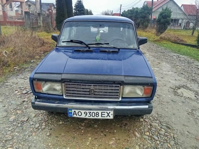 Синій ВАЗ 2107, об'ємом двигуна 1.5 л та пробігом 100 тис. км за 550 $, фото 1 на Automoto.ua