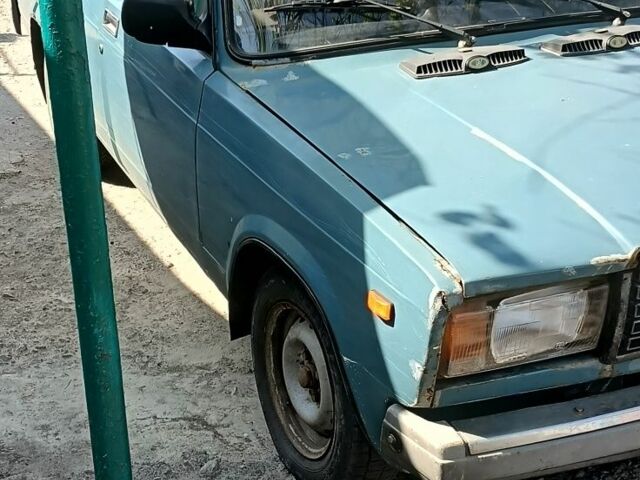 Синий ВАЗ 2107, объемом двигателя 1.5 л и пробегом 100 тыс. км за 707 $, фото 1 на Automoto.ua