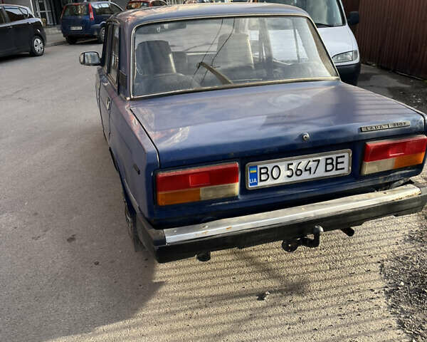Синий ВАЗ 2107, объемом двигателя 1.5 л и пробегом 45 тыс. км за 650 $, фото 3 на Automoto.ua