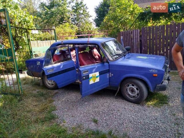 Синій ВАЗ 2107, об'ємом двигуна 1.5 л та пробігом 120 тис. км за 800 $, фото 1 на Automoto.ua