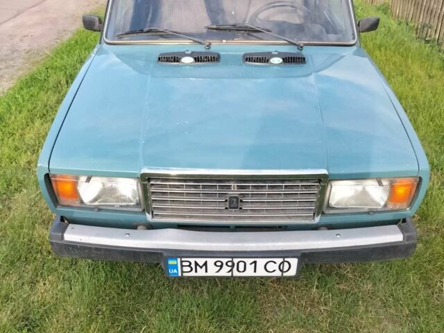 Синий ВАЗ 2107, объемом двигателя 1.5 л и пробегом 122 тыс. км за 1250 $, фото 1 на Automoto.ua