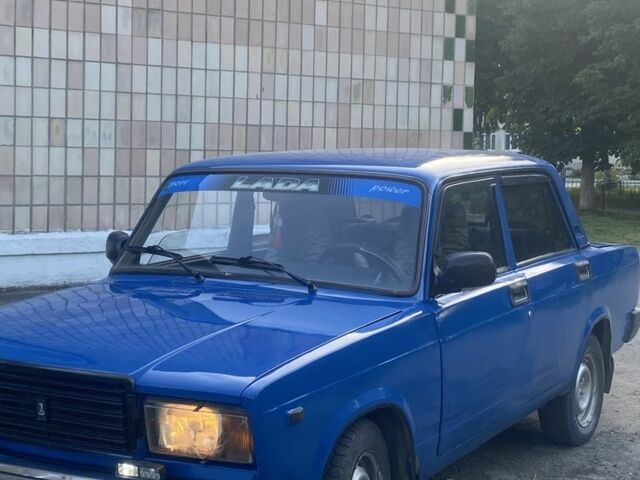 Синий ВАЗ 2107, объемом двигателя 1.5 л и пробегом 99 тыс. км за 1250 $, фото 1 на Automoto.ua