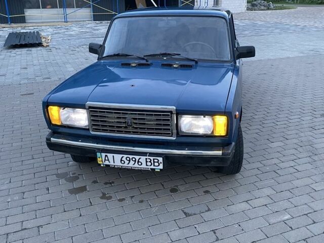 Синий ВАЗ 2107, объемом двигателя 1.5 л и пробегом 206 тыс. км за 1100 $, фото 1 на Automoto.ua