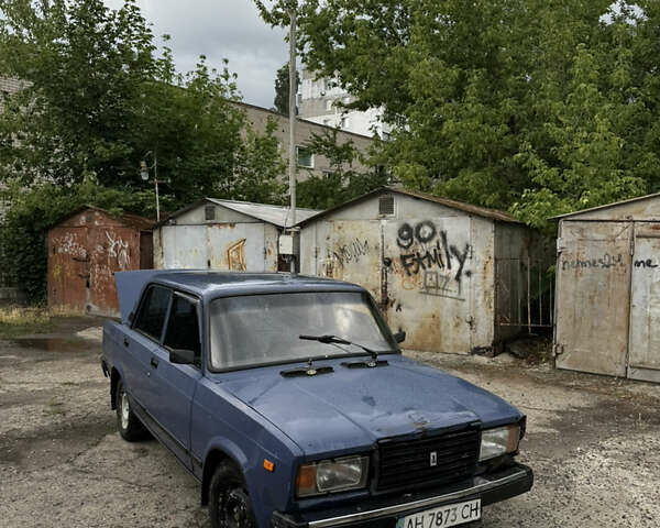 Синий ВАЗ 2107, объемом двигателя 1.45 л и пробегом 82 тыс. км за 673 $, фото 4 на Automoto.ua