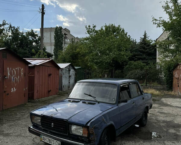 Синий ВАЗ 2107, объемом двигателя 1.45 л и пробегом 82 тыс. км за 673 $, фото 1 на Automoto.ua