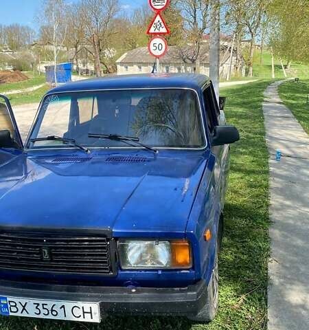 Синий ВАЗ 2107, объемом двигателя 1.45 л и пробегом 244 тыс. км за 1450 $, фото 4 на Automoto.ua