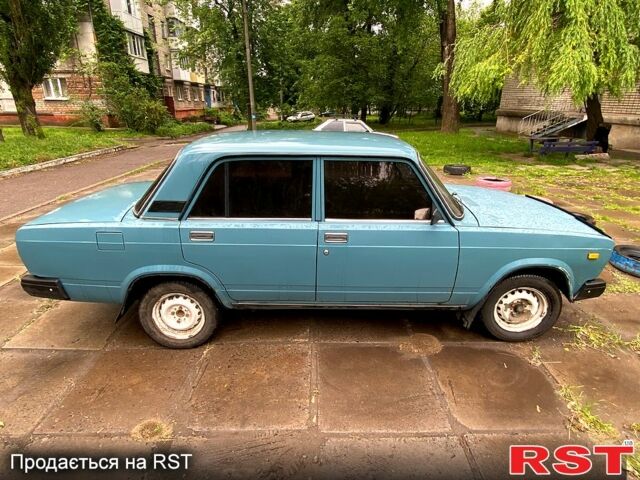 Синий ВАЗ 2107, объемом двигателя 1.5 л и пробегом 150 тыс. км за 1099 $, фото 1 на Automoto.ua