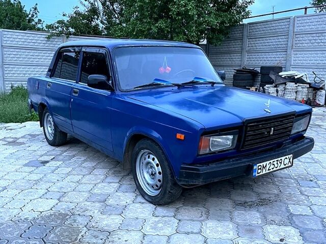 Синий ВАЗ 2107, объемом двигателя 1.5 л и пробегом 297 тыс. км за 700 $, фото 1 на Automoto.ua