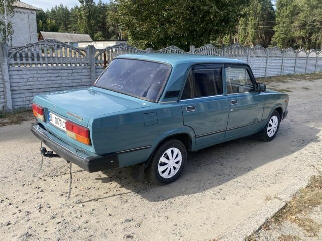 Синій ВАЗ 2107, об'ємом двигуна 1.5 л та пробігом 85 тис. км за 1100 $, фото 4 на Automoto.ua