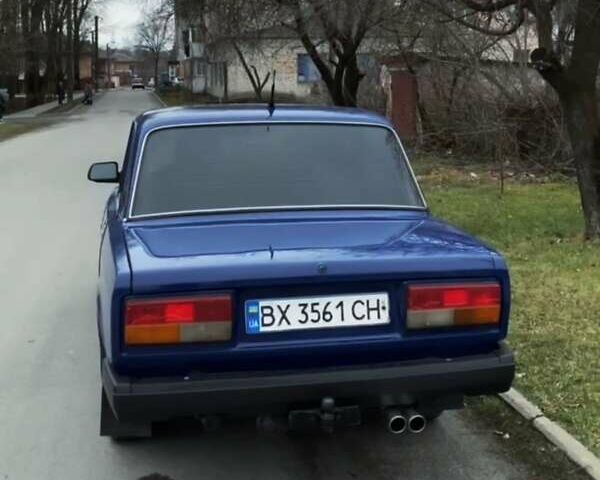 Синий ВАЗ 2107, объемом двигателя 1.45 л и пробегом 244 тыс. км за 1450 $, фото 1 на Automoto.ua