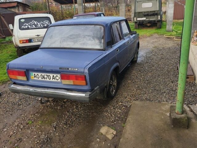 Синий ВАЗ 2107, объемом двигателя 0 л и пробегом 37 тыс. км за 900 $, фото 3 на Automoto.ua