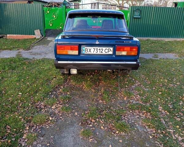 Синий ВАЗ 2107, объемом двигателя 1.45 л и пробегом 146 тыс. км за 1400 $, фото 4 на Automoto.ua